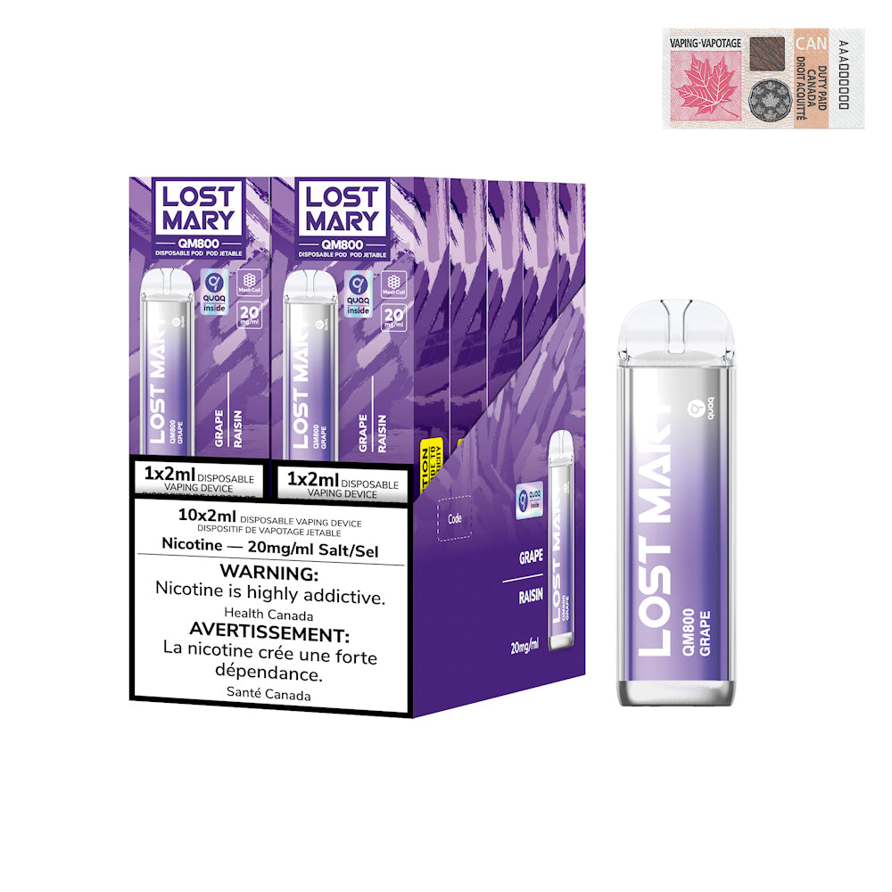 QM800 - Grape - 2.0ml (20mg/mL)