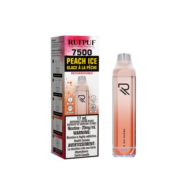 Rufpuf 7500 - Peach Ice