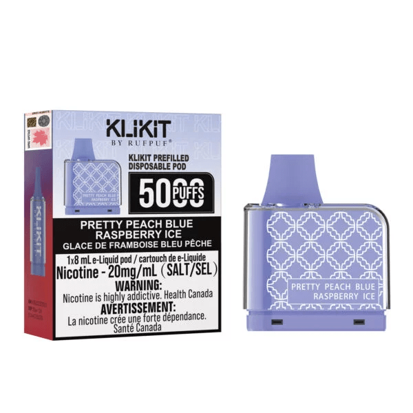 Klikit 5000 - Pod  - Pretty Peach blue Raspberry Ice