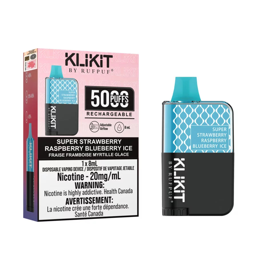 Klikit 5000 - Starter Kit - Super Strawberry Raspberry Blueberry Ice