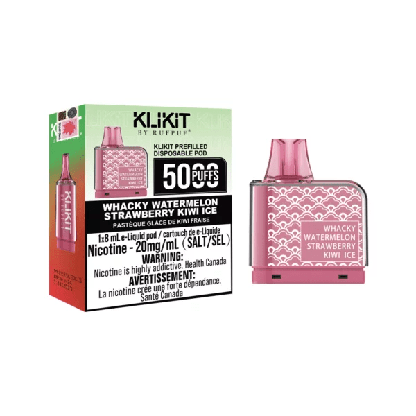 Klikit 5000 - Pod  - Whacky Watermelon Strawberry kiwi Ice