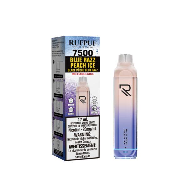 Rufpuf 7500 (Inc. Excise Tax) - Blue Razz Peach Ice - ChillaxVape